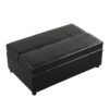 Twin Size Folding Ottoman Sleeper Bed With Mattress Convertible Guest Bed - Black - Image 10