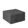 Modern Minimalist Compressed Sectional Sofa Corduroy Couch Sleeper Sofa For Living Room Bedroom Space Efficient Design - Gray - Image 4
