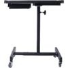 Adjustable Tear Down Work Table With Drawer For Garages, Repair Shops, And Diy, Portable, (4) 2.5" Swivel Casters, 220 Pound Capacity, Rubber Corners, Heavy Duty Steel - Black - Image 18