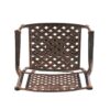 Cast Aluminum Swivel Bar Stool With Footrest - Copper - Image 8