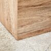 Modern Coffee Table With Light Wood Texture Pattern Stylish And Durable Design - Wood - Image 6