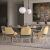 Malden - Bentwood Dining Chair With Wood Back - Gray / Light Brown - Image 9