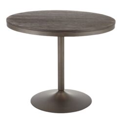 Dakota - Industrial Dining Table - Espresso