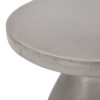 Outdoor Lightweight, Concrete Side Table - Natural - Image 9