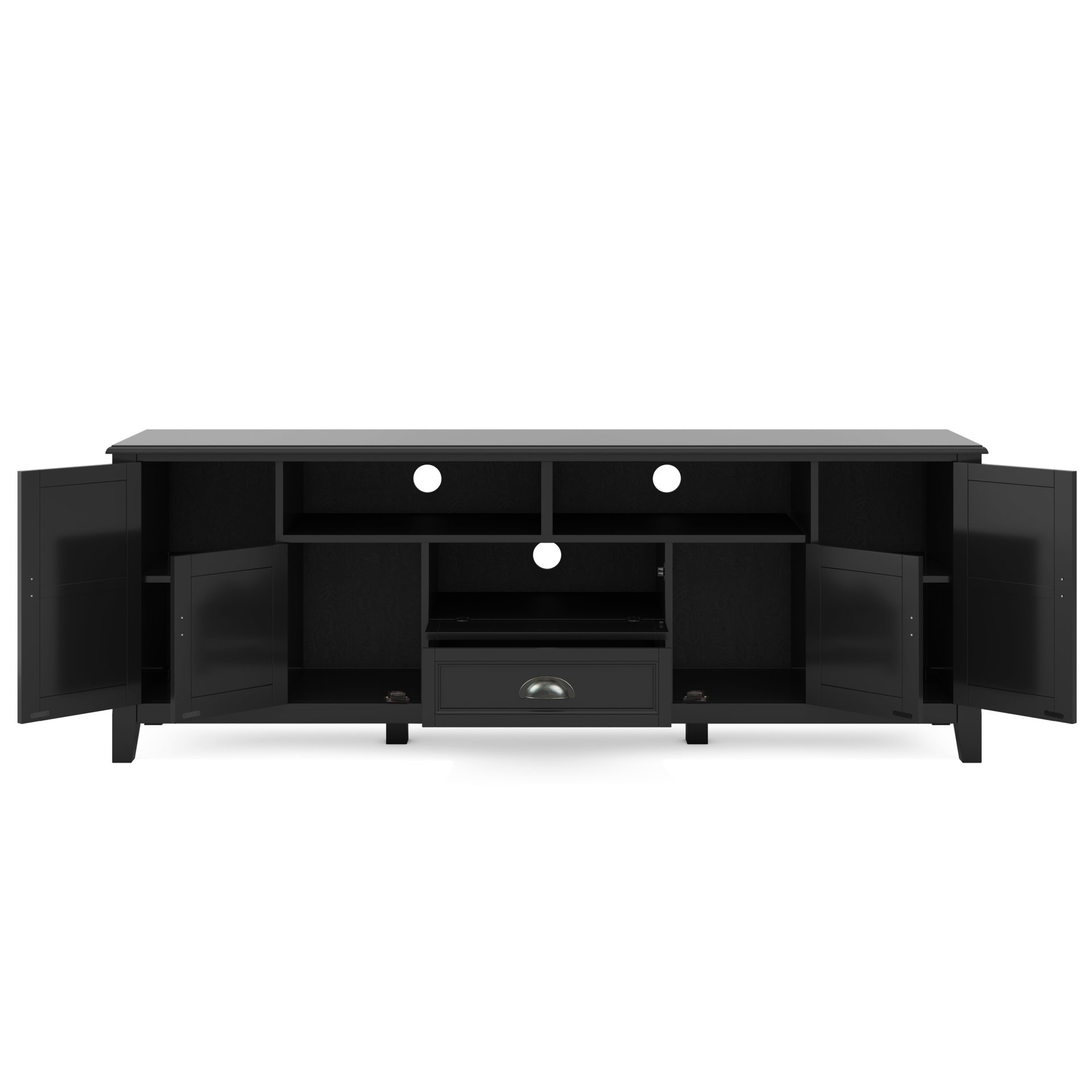 Burlington - TV Media Stand - Black - Image 4