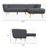 Addison - Right Sectional Sofa - Cream - Image 13