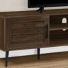 TV Stand, 72 Inch, Console, Media Entertainment Center, Storage Cabinet, Transitional - Brown - Image 2