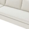 Modern Modular Sectional L Shaped Corner Couch Set With Wide Seat, Minimalist Style Oversized Comfy 5 Seat Sofa With Pillow - Cream - Image 3