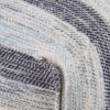 Clay - Square Pouf - Patterned Blue Melange - Image 2