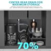 Topmount Drop In Kitchen Sink With Double Bowl Design - Brushed Nickel - Image 10