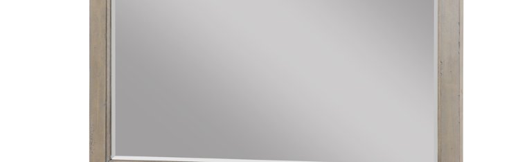 Laurel - Grove Scallop Shaped Mirror - White Poplar - Image 4