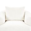 360° Swivel Barrel Sofa Chair With Throw Pillow, Chenille Upholstered Accent Chair - Beige - Image 19