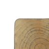 Mgo Twist Shape Side Table With Wood - Like Texture - Natural - Image 12