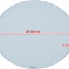 31.49" Tempered Glass Top - Clear - Image 7