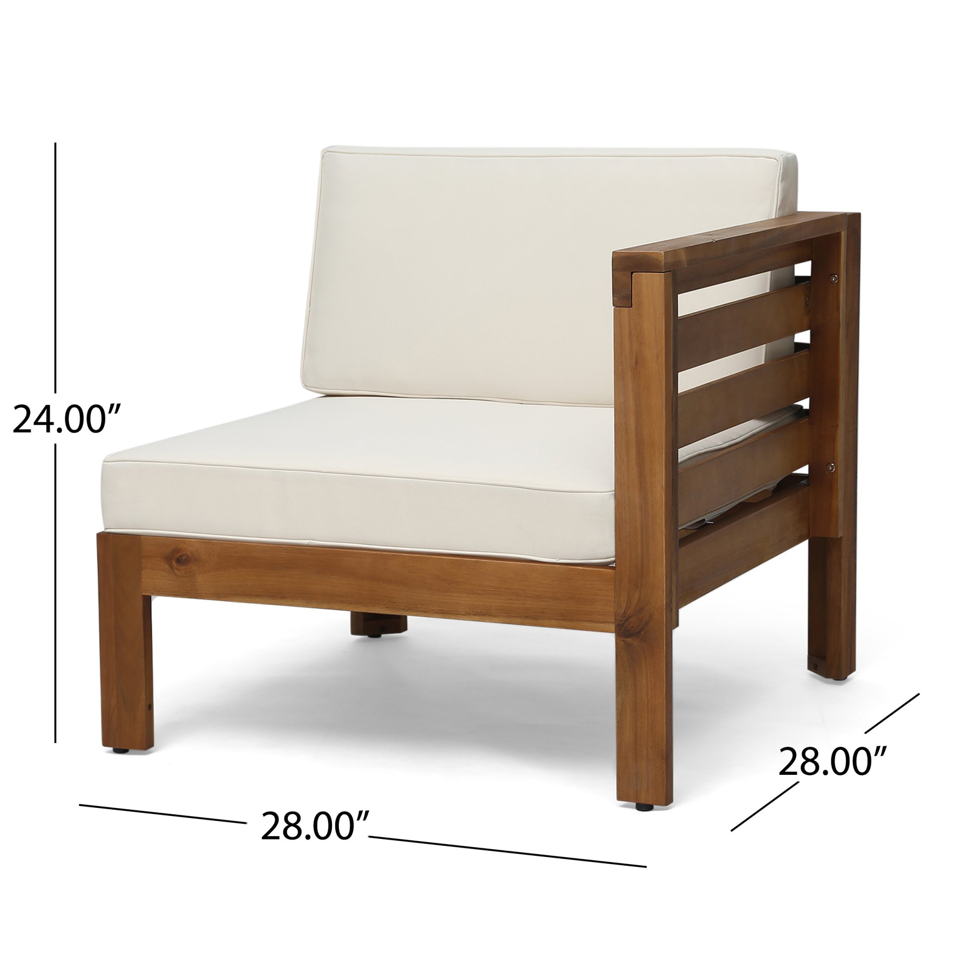 Cambridge - L Shape Sofa Set - Beige - Image 10