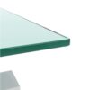 Clear Coffee Table, Modern Side Center Tables - White - Image 11
