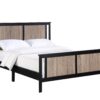 Connelly - Reversible Panel Full Bed - Black / Vintage Walnut - Image 6