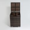 Rattan Propane Tank Cover Gas Bottle Cover Outdoor Wicker Gas Cylinder Cover - Brown - Image 5
