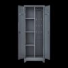 Metal Storage Cabinets, Cleaning Tool Cabinet With Locking Door, Tall Broom Tool Organizer And Storage, Large Storage Cabinet For Kitchen - Gray - Image 27
