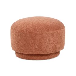 Fuji - Mushroom Footstool Ottoman - Spice Orange