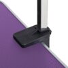 Folding Dog Pet Grooming Table Stainless Steel Frame, Rubber Mat On Board With Adjustable Arm And Clamps Pet Dog Cat Grooming Table - Purple - Image 6