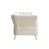 Modern Tufted Velvet Sofa For Living Room - Beige - Image 4
