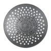Elegant Cast Aluminum Round Bar Table With Romantic Filigree Design - Copper - Image 6