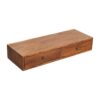 Lunar - 2 Drawer Wall Mounted Console - Brown - Image 4
