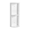 Bathroom Wall Mounted Storage Rack With Float Mounting Design, Durable Plywood - Glossy White - Image 12