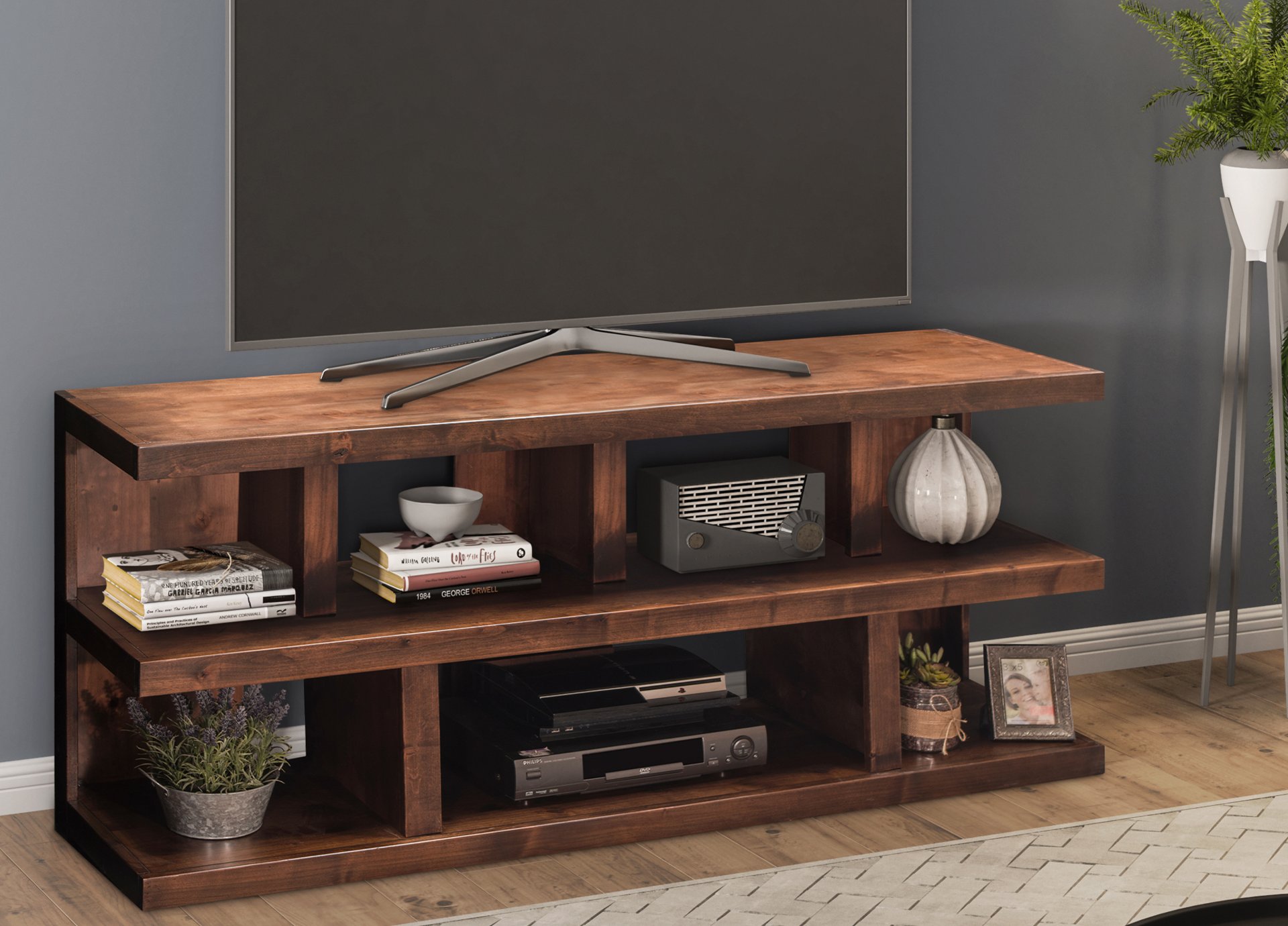 Sausalito - TV Stand Console For TVs Up To 70" - Whiskey - Image 3