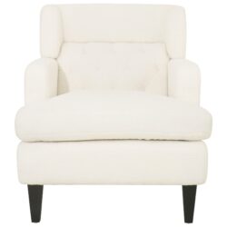 Upholstered Accent Chair Tufted Armchair For Living Room - Beige