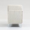 Modular Sectional Sofa Armless Seat Module, Corduroy Sectional Couch, Single Couch Modular Armless Accent Chair With Back Cushion - Beige - Image 9