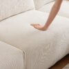 Multi Module Combination Style Sofa For Living Room And Other Lounge Spaces, Modern Minimalist Corduroy Combination Sofa With 2 Comfort Cushions With USB & C Charging Ports - Beige - Image 16