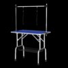 Folding Dog Pet Grooming Table Heavy Duty Stainless Steel Pet Dog Cat Grooming Table - Blue - Image 4