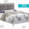 Primo - Queen Bed - Silver Champagne - Image 6