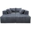 Modern 6 Piece Modular U Shaped Sectional Sofa With Chaise Lounge And Soft Corduroy Upholstery - Gray - Image 14