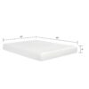 Plush 8" Gel Memory Foam Mattress For Queen Size Bed Polyester Aloe Vera Cover - White - Image 4