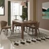 Albany - Solid Wood Dining Table For 6, Small Kitchen And Breakfast Table - Espresso - Image 2