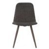 Dreamweaver - Outdoor Dining Chair With Powder Coated Legs (Set of 2) - Brown - Image 7