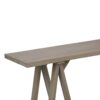 Sawhorse - Console Sofa Table - Distressed Gray - Image 3