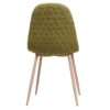 Elegant Dining Chair (Set of 2) -Green / Light Walnut - Image 9