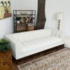 Melissa - Mid-Century Modern Sofa - Brown / White - Image 14