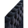 Modern Tufted Velvet Sofa For Living Room - Black - Image 12