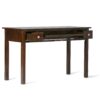 Avalon - Writing Office Desk - Dark Tobacco Brown - Image 2