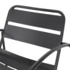 Modern Conrad Chair Outdoor Seating - Matte Black - Image 11