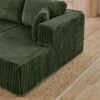 Modern Minimalist U Shape Modular Sectional Sofa Sleeper - Green - Image 6