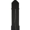 Noralie - Mirrored & Faux Diamonds Grandfather Clock With LED - Silver Gray - Image 7