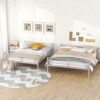 Full Long Over Queen Metal Bunk Bed - Sliver - Image 8