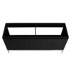Minimalist Freestanding Bathroom Vanity Cabinet With Soft Close Doors - Dark Oak - Image 12