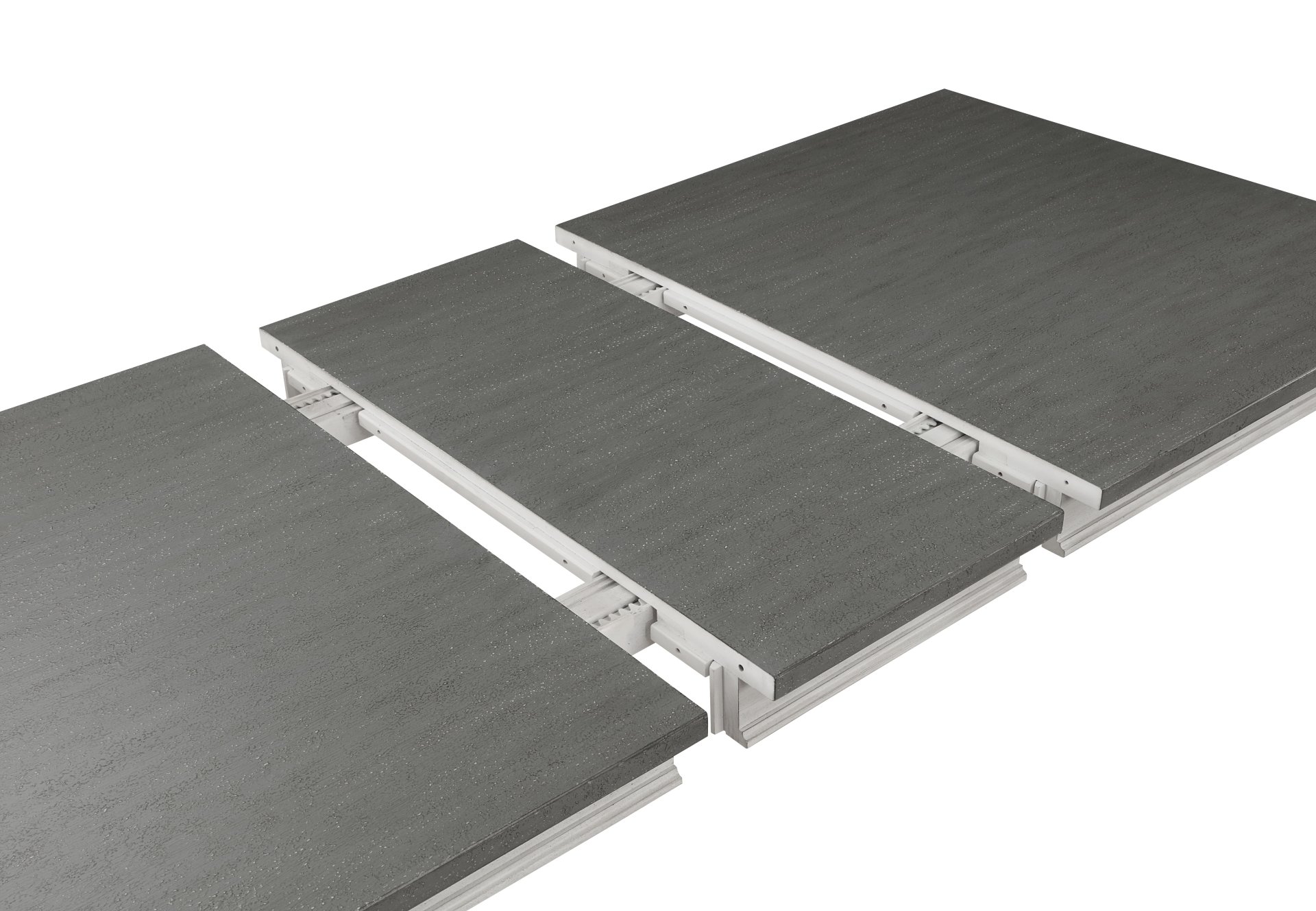 Katia - Dining Table With Leaf - Gray / White - Image 5